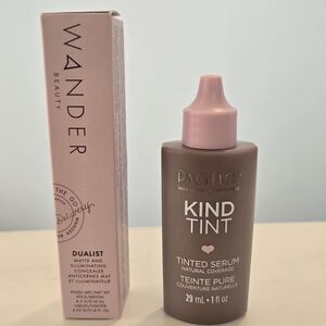 Wander Beauty Dualist Concealer + Pacifica Tinted Serum, Deep Shades NEW